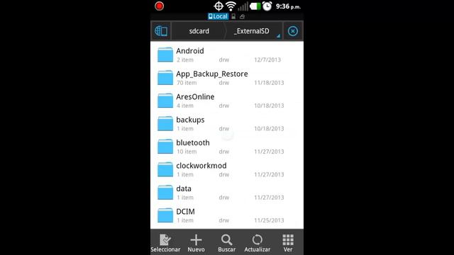 Datos SD en la Memoria Externa con FolderMount - ROOT смотреть онлайн
