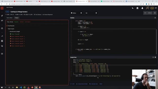 Codewars | Python | Catching Car Mileage | 6 смотреть онлайн