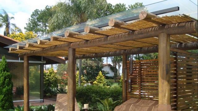 20 models of RUSTIC PERGOLA made of treated eucalyptus (wooden) смотреть онлайн