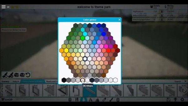how to build a "public restroom" in theme park tycoon 2