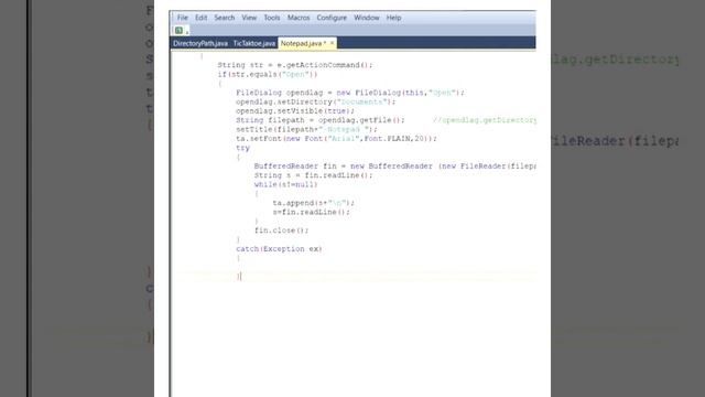 How to creat Notepad? Using Java language in awt package. ?? смотреть онлайн