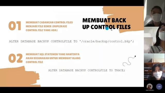 Presentasi Oracle Database Administrator Managing Control Files смотреть онлайн