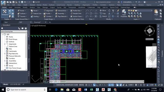 Rotate Coordinate System X Y Auto CAD Civil3d 2020. Turn Drawing and Change UCS axes Urdu смотреть онлайн