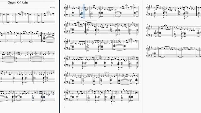 Roxette "Queen Of Rain" ноты для аккордеона и баяна смотреть онлайн