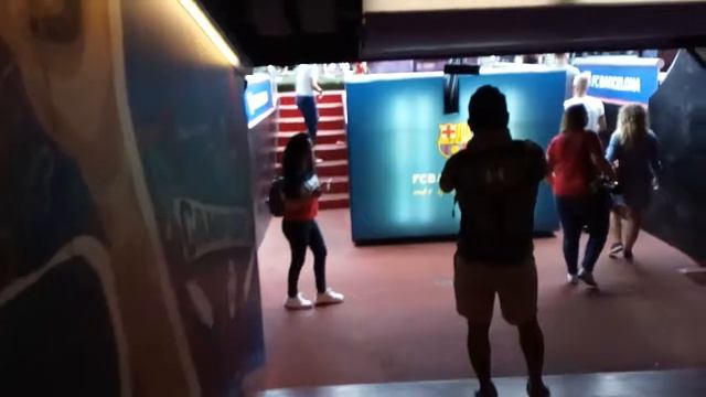 Camp Nou Stadium 2018. Выход на Стадион Камп Ноу. Музей. Барселона. Испания смотреть онлайн