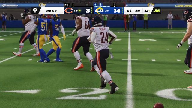 Bears vs Rams Simulation (Madden 24 Rosters) смотреть онлайн