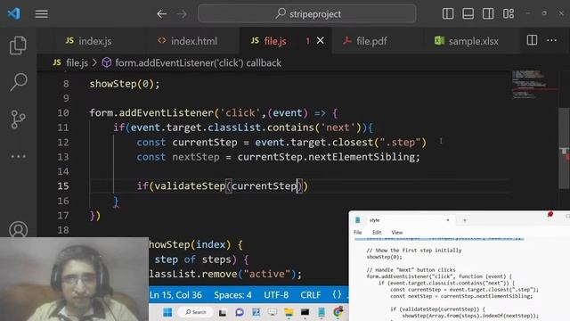 Javascript Example to Validate Multi-Step HTML5 Form With Custom Error Messages in Browser смотреть онлайн