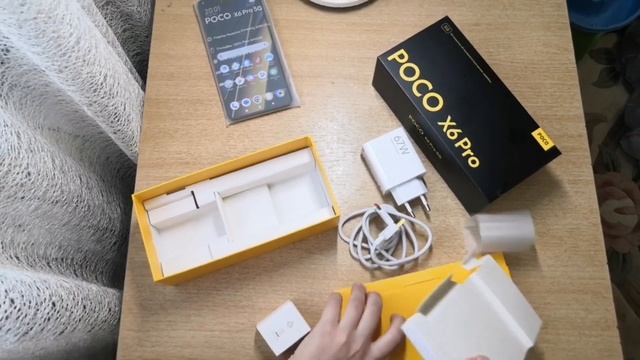 РАСПАКОВКА нового телефона POCO X6 PRO #pocox6pro #распаковка #телефон #phone #poco