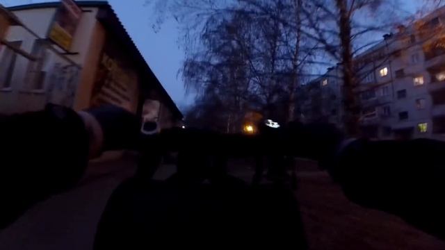Катаю по городу на kugoo M2!!!!!!!!!!!!!!! Выезд в город в холодную погоду (-8* ) смотреть онлайн