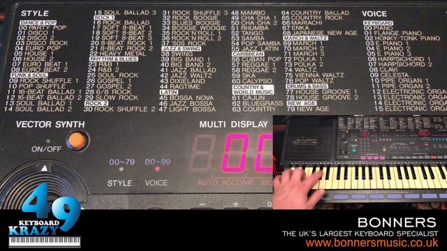 Yamaha PSS-51 Portasound Keyboard - 80 Accompaniment Styles Part 2/2 смотреть онлайн