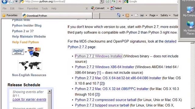 Calico: Installing python (Windows XP) смотреть онлайн