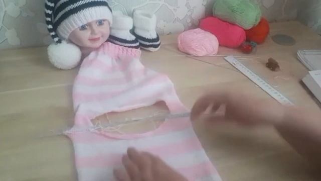 Летняя майка на девочку 3-4 года спицами / Мастер Класс смотреть онлайн