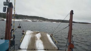 Паромная переправа,как это устроено.