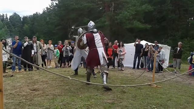 Рыцарские бои на празднике города Огре (Латвия) - 6 смотреть онлайн