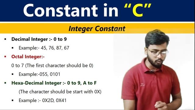 What is Constant in C Language | Types of Constant | By Rahul Chaudhary смотреть онлайн