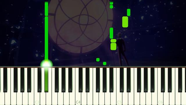 HAWK MOTH SONG | Miraculous Ladybug - EASY Piano Tutorial смотреть онлайн