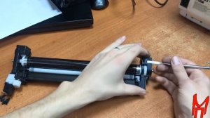 Kyocera FS-1025 не печатает информацию, грязные листы, далее ошибка C2000.