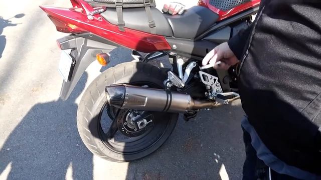 2016 Suzuki Bandit 1250S abs Leovince One exhaust sound смотреть онлайн