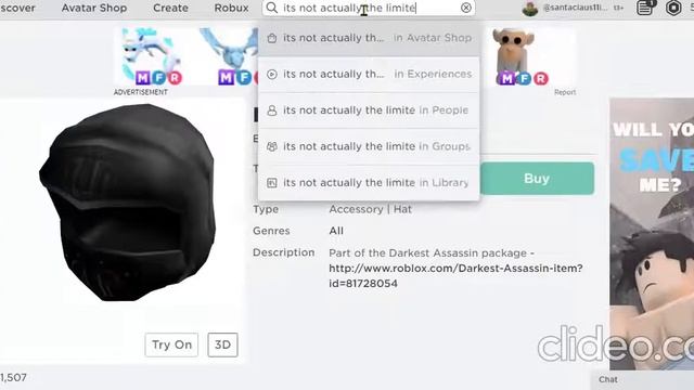 HOW TO GET Dark Assassin(limited) FOR VERY CHEAP (Roblox) смотреть онлайн