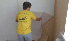 Виниловые обои - как быстро и легко снять со стены (лайфхак)