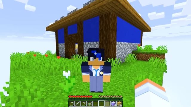 Going to SCHOOL with APHMAU in Minecraft! смотреть онлайн