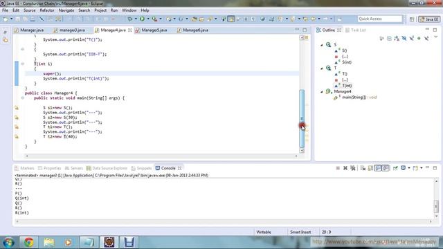 Constructor Chain and Difference Between this() and super() смотреть онлайн