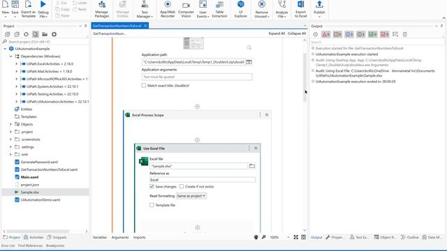Excel Automation | UiPath Tutorials | Use Application Scope | Excel Process Scope Example смотреть онлайн