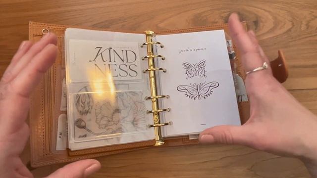 A6 PLANNER SET UP OF FREEBIES! // Moterm apricot planner flip through смотреть онлайн