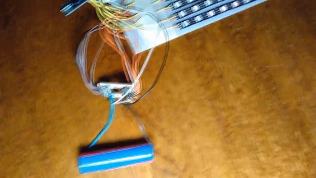 Бегущая строка на arduino и ленте WS2812 смотреть онлайн