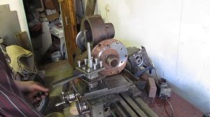 Установка токарного патрона