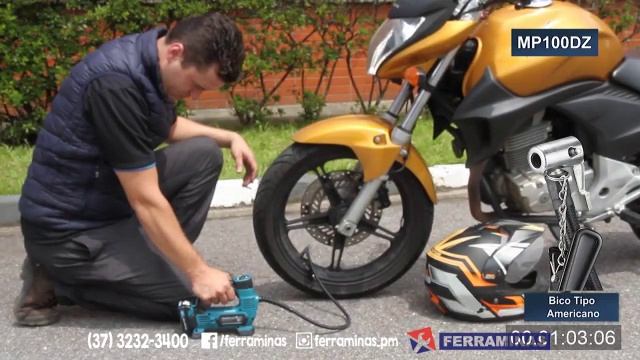Compressor de Ar a Bateriia Makita MP100dz Ferraminas смотреть онлайн
