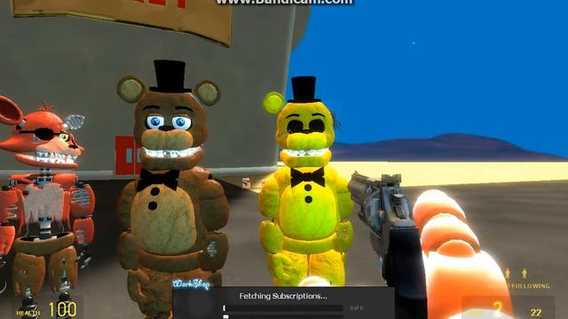 обзор мода в Garrys Mod на FNAF 1 2 3 4 смотреть онлайн