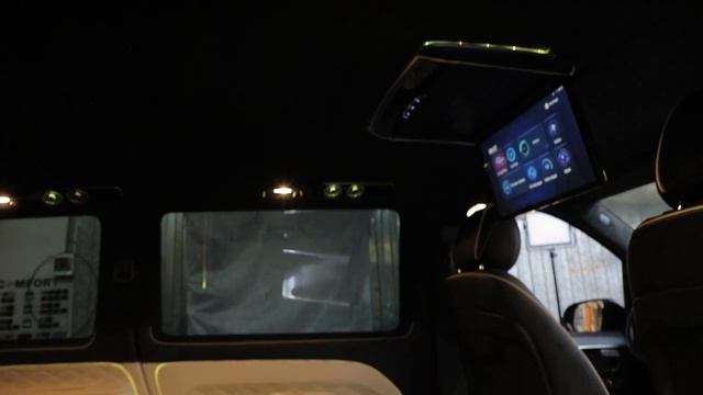Атмосферная подсветка в салоне Mercedes Vito - кастомная установка с оптоволокном [ПОДСВЕТКА 2022]