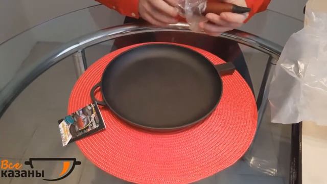 Блинная чугунная сковорода СИТОН 240 25 мм смотреть онлайн