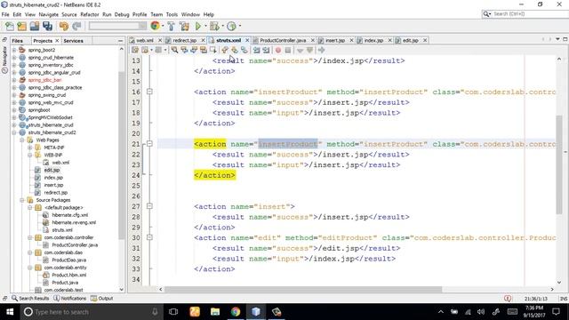 #5 Struts2, Hibernate CRUD part 5 смотреть онлайн
