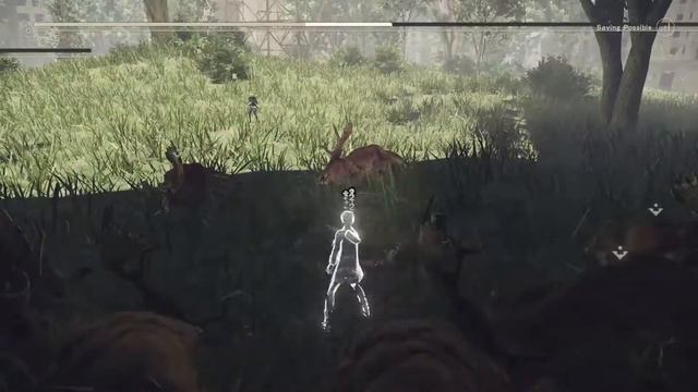 NieR: Automata - Well that's 𝙤𝙣𝙚 way to get meat & hide... смотреть онлайн