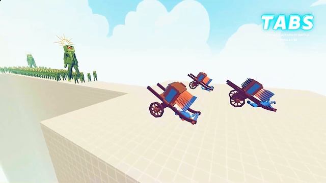 100x MINECRAFT ARMY + GIANTS vs 3x EVERY TABS UNIT - Totally Accurate Battle Simulator TABS смотреть онлайн