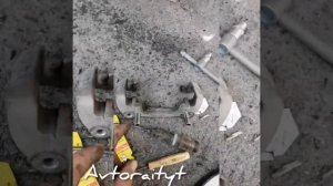 Замена передних тормозных дисков на  Renault Fluence