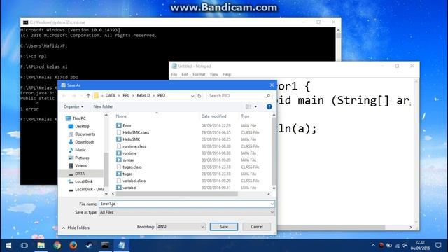 Perbedaan syntax error dan run time error, dan java literals смотреть онлайн