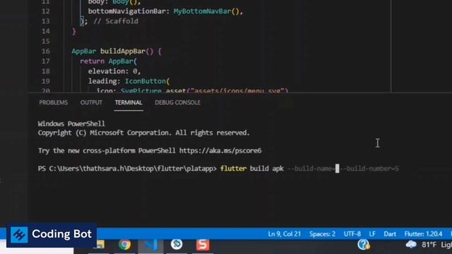 How to build an apk file in flutter using vscode | flutter apk release смотреть онлайн