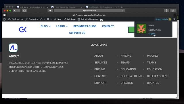Elementor Pro login widget - Custom WordPress login page without code смотреть онлайн