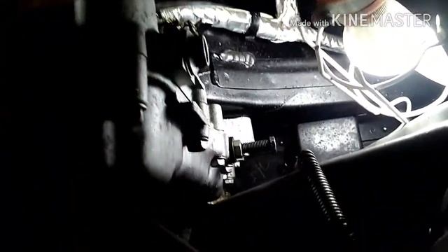 Как натянуть цепь , поменять масло КПП Yamaha Vk540