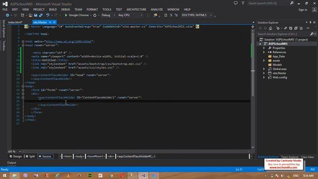 2nd Bootstrap with Master Page Part 2 смотреть онлайн
