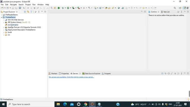 Setup Tomcat with Eclipse || Create First Advance Java Project || Java Programming Tutorial 2021 смотреть онлайн