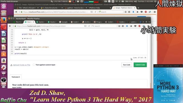 【台下磨劍 】 Let's Google Stackoverflow for Python ► 一齊玩 Python！ 之 35 X смотреть онлайн