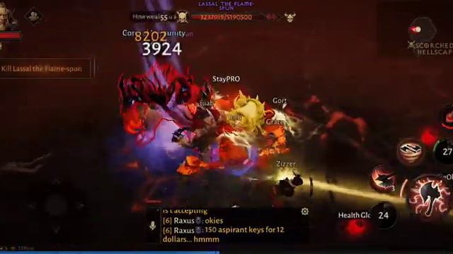 Diablo Immortal Closed Beta, Lassal raid failure, Barbarian. смотреть онлайн