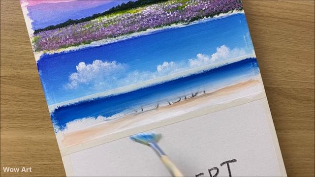Daily Challenge #50 / Set of 3 landscapes Acrylic Painting смотреть онлайн