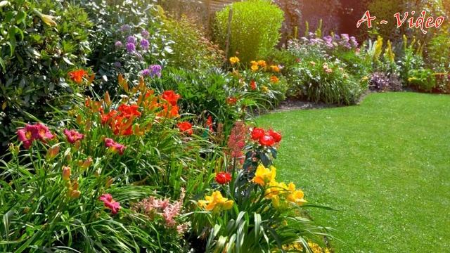 ?Прекрасные идеи для оформления приусадебного участка / Ideas for a beautiful garden / A - Video смотреть онлайн