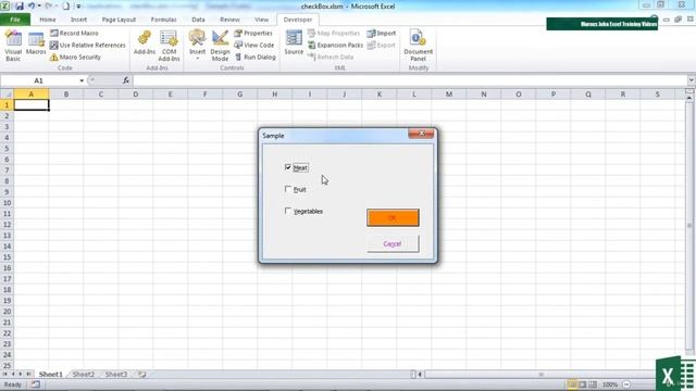 47 UserForm Controls The CheckBox смотреть онлайн