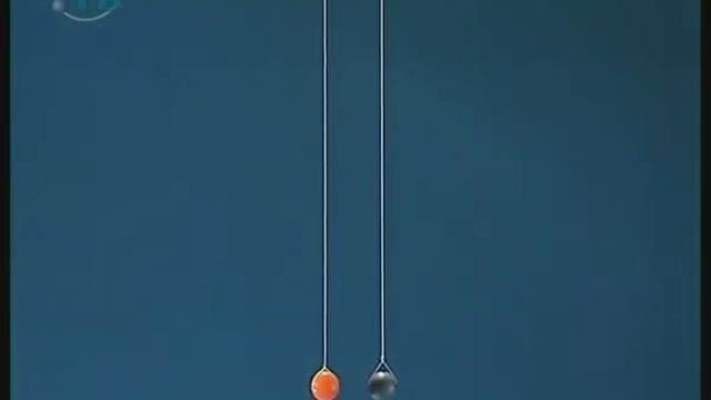 Опыты по физике. Независимость периода колебаний нитяного маятника от массы груза смотреть онлайн